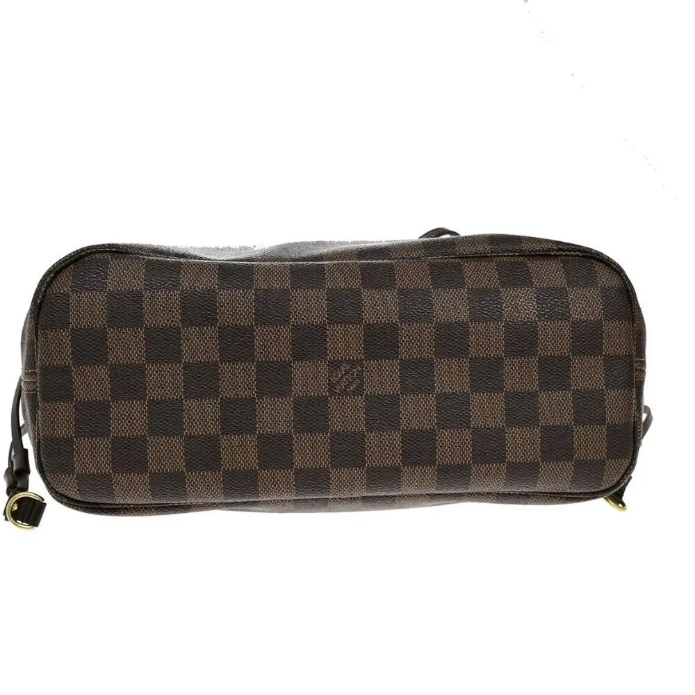LOUIS VUITTON Neverfull PM Shoulder Tote Bag Damier Leather Brown N51109 16YH005 - Picture 6 of 16